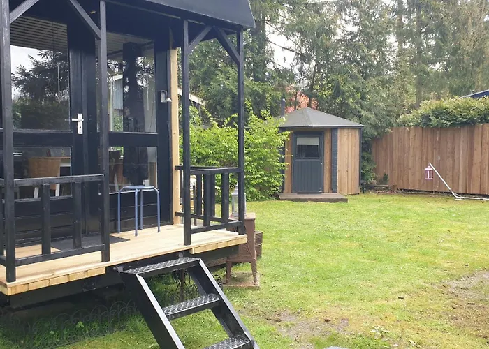 Pipowagen Bed bij Bos